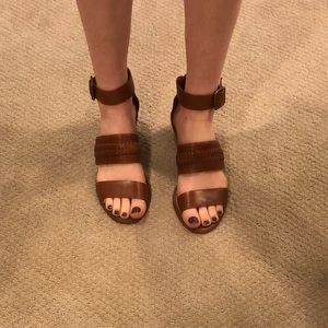 Madewell Brown Leather Sandals